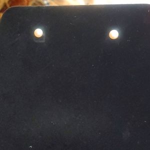 Genuine freshwater pearls 5.0 mm earrings